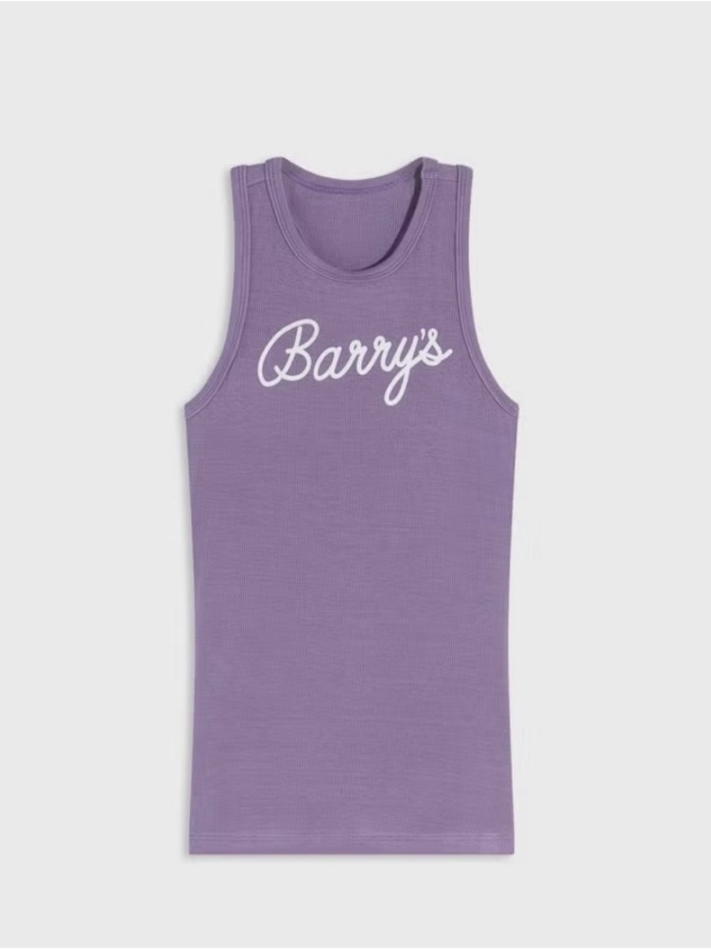 Barry’s NWT Lavender Ribbed Racerback Tank - Picture 4 of 4